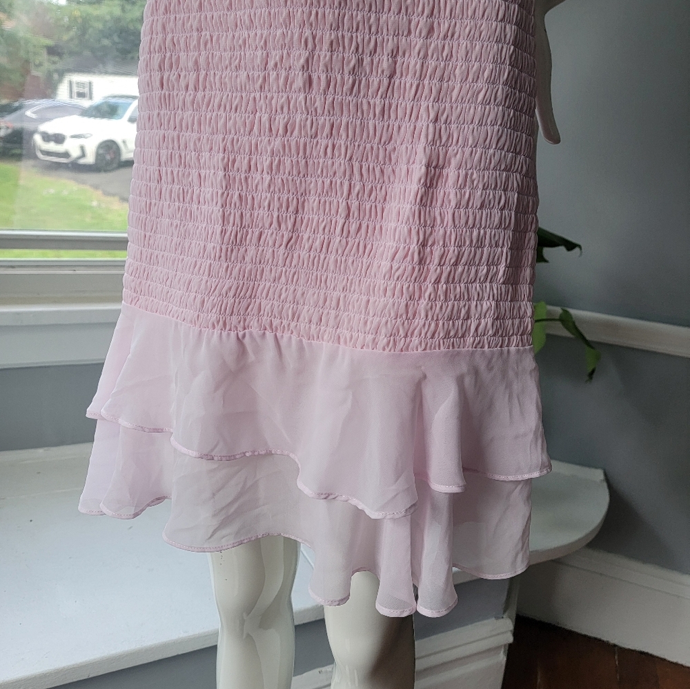 New! Pink Ruffle Dress - Picture 10 of 10